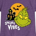 thumbnail image 3 of The Grinch - Grinch Spooky Vibes - Toddler & Youth Girls Short Sleeve Graphic T-Shirt, 3 of 5