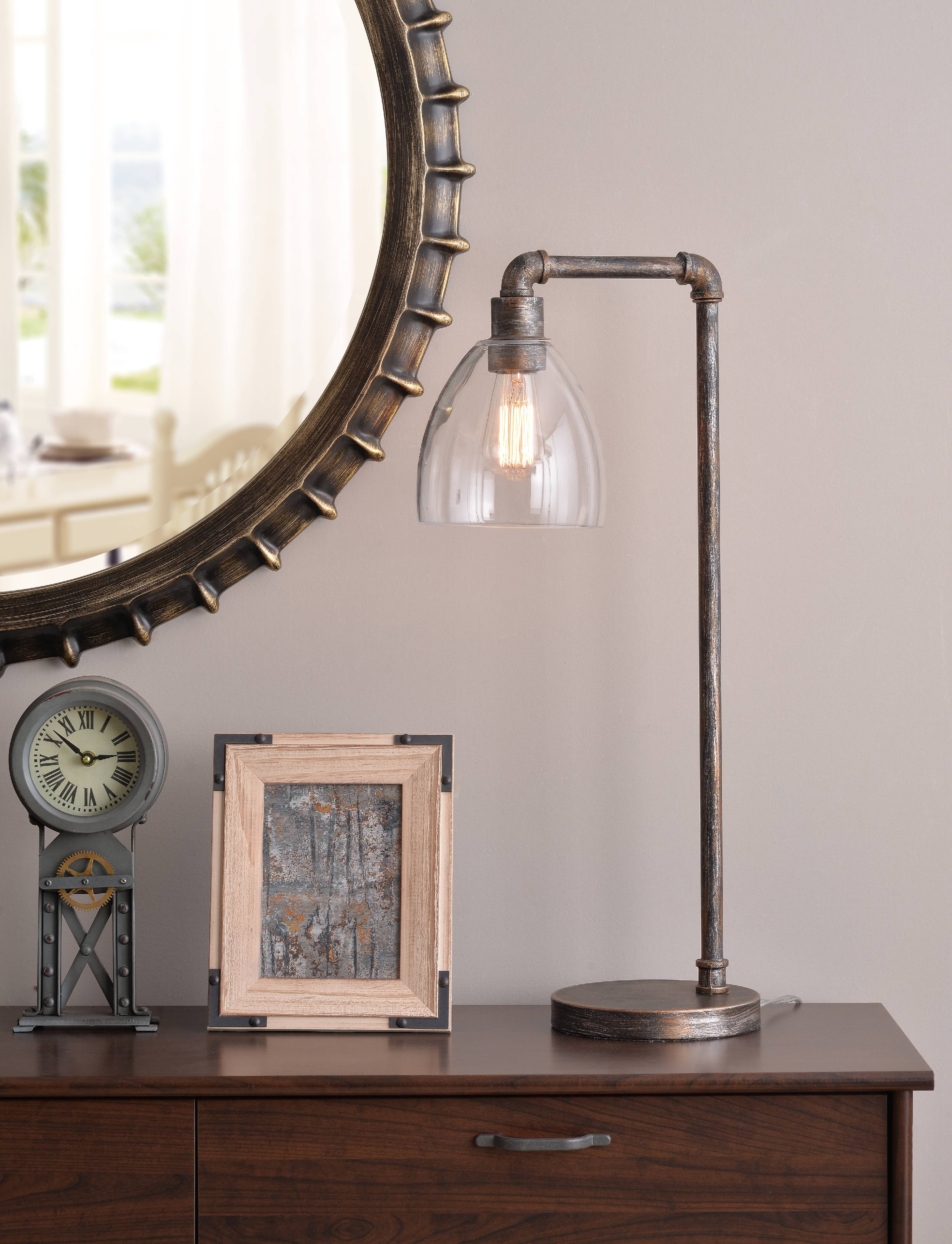 Steam Fitter Vintage Metal Desk Lamp