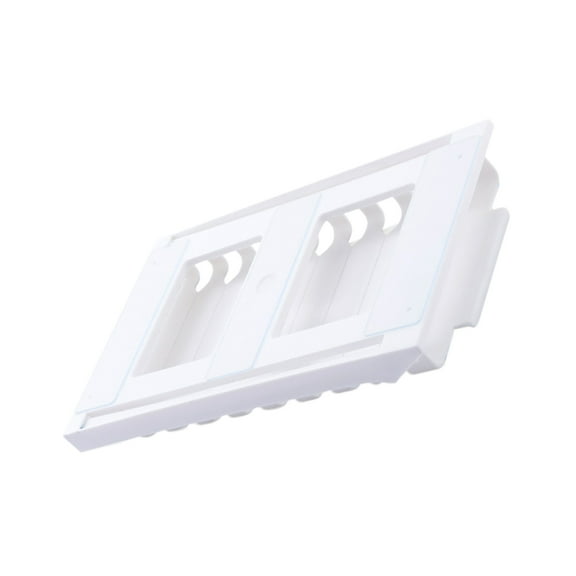 WORGEOUS  Can Organizer for Refrigerator Condiment Fridge Holders Organizers White