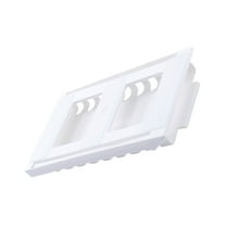 WORGEOUS Can Organizer for Refrigerator Condiment Fridge Holders Organizers White