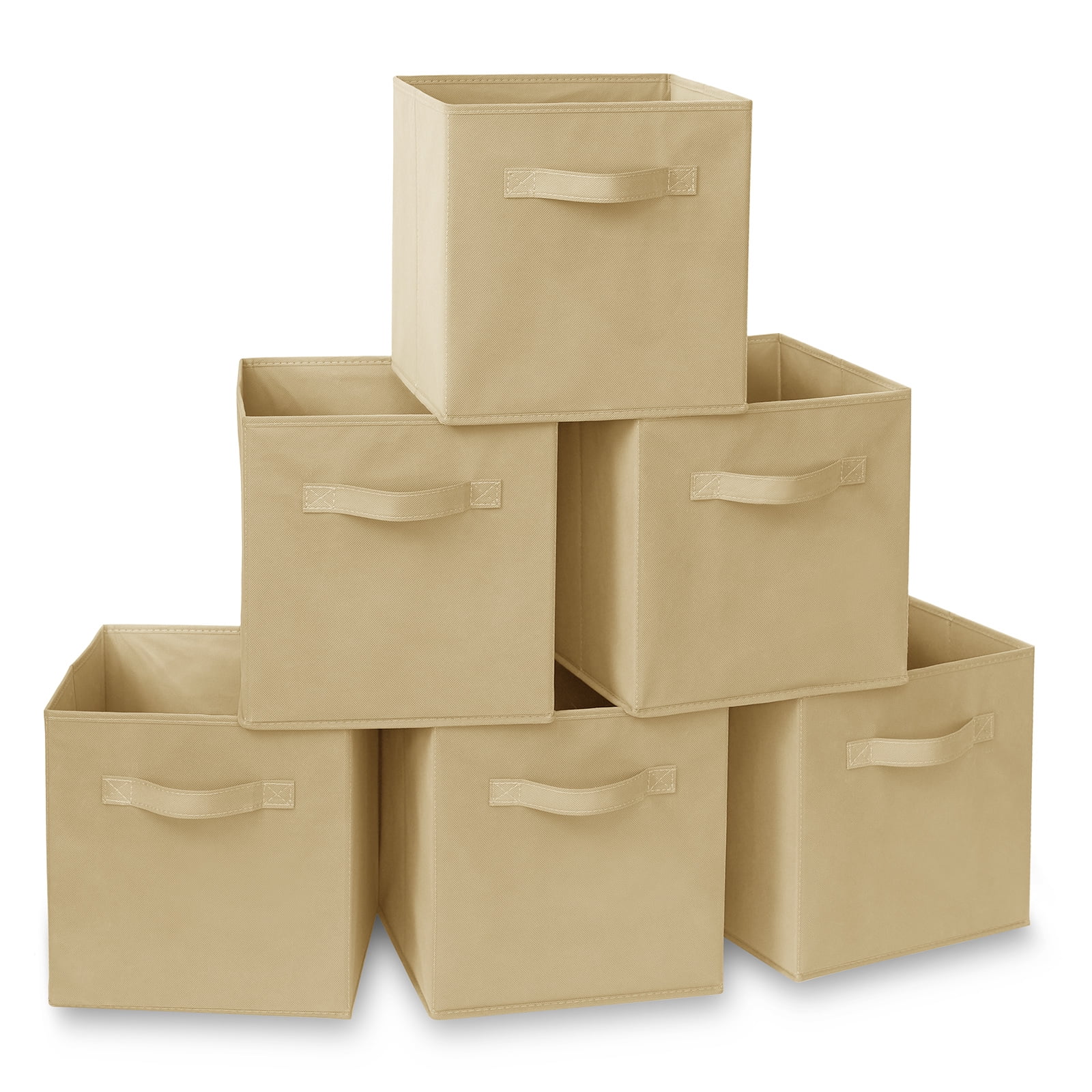 Casafield Set of 6 Collapsible Fabric Cube Storage Bins
