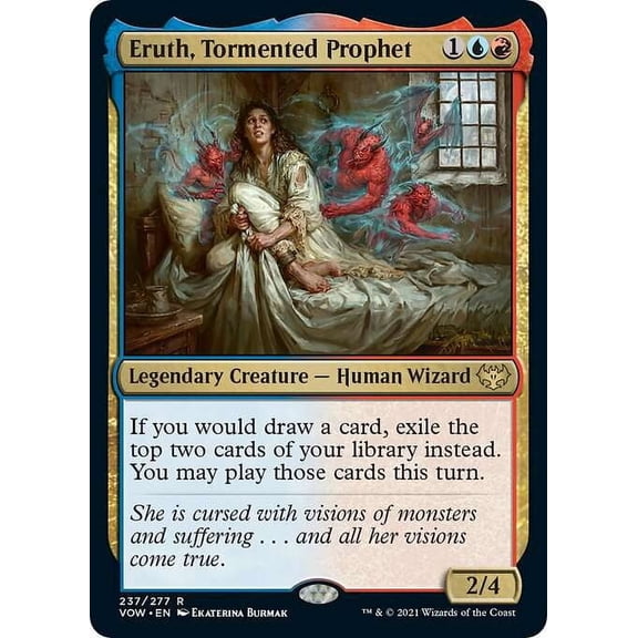 MtG Innistrad: Crimson Vow Rare Eruth, Tormented Prophet #237