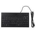thumbnail image 2 of Mini Teclado Ultrafino Con Cable Mc-9712 ​​Usb Industrial Silent Business Keyboard Black Cateissary EL006404-00, 2 of 6