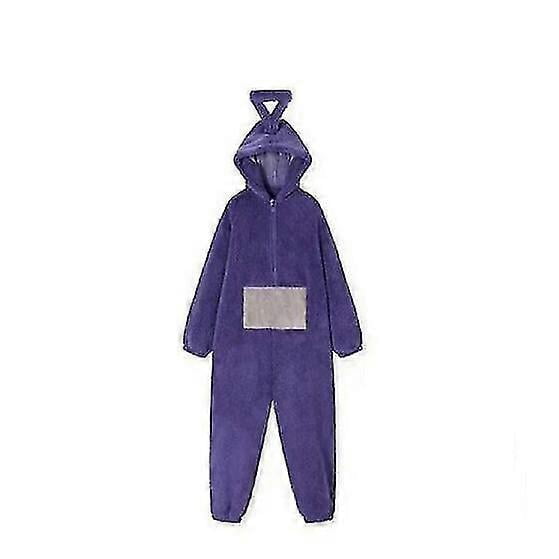 Unisex Teletubbies Costumes Disi Onesies Lala Cosplay Pajamas Adult Pyjamas Animal Sleepwear Jumpsuit
