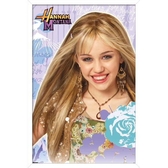 Disney Hannah Montana (2006) - Pop Star Portrait Wall Poster, 22.375" x 34" Framed