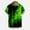 Green, variant on jsaierl Mens St Patricks Day Hawaiian Shirts Lucky Four Leaf Clover Graphic Vacation T-Shirt Summer Short Sleeve Bowling Shirts Tops Casual Button Down Shirts