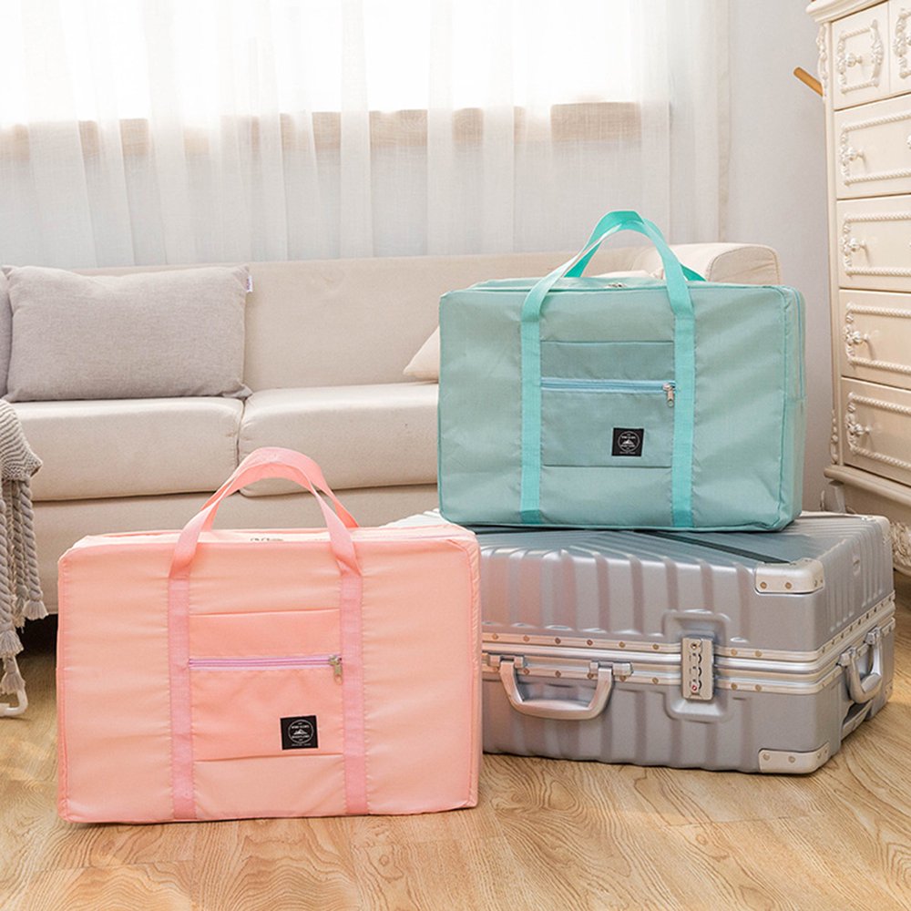 Large Foldable Travel Bag Storage Luggage Waterproof Carryon Organizer