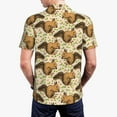 thumbnail image 6 of Salouo Retro Squirrel for Men's Short Sleeve Polo Shirts,Polo Shirts for Men Performance Short Sleeve Golf Shirt Athletic Casual Collared T-Shirt-3X-Large, 6 of 8