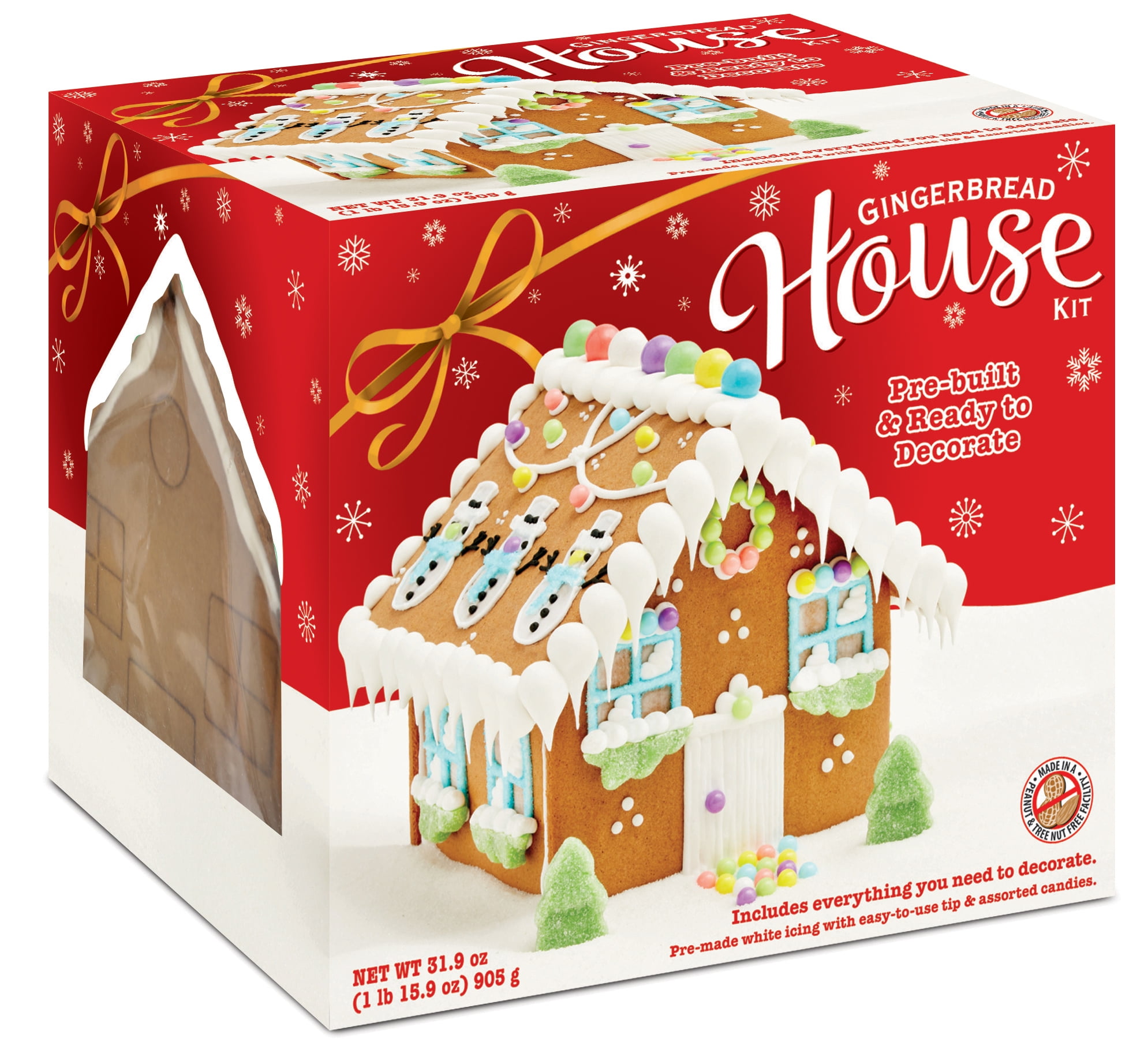 Create A Treat Prebuilt Gingerbread House 31 9 Oz Walmart Com Create A Treat Prebuilt Gingerbread House 31 9 Oz Walmart Com