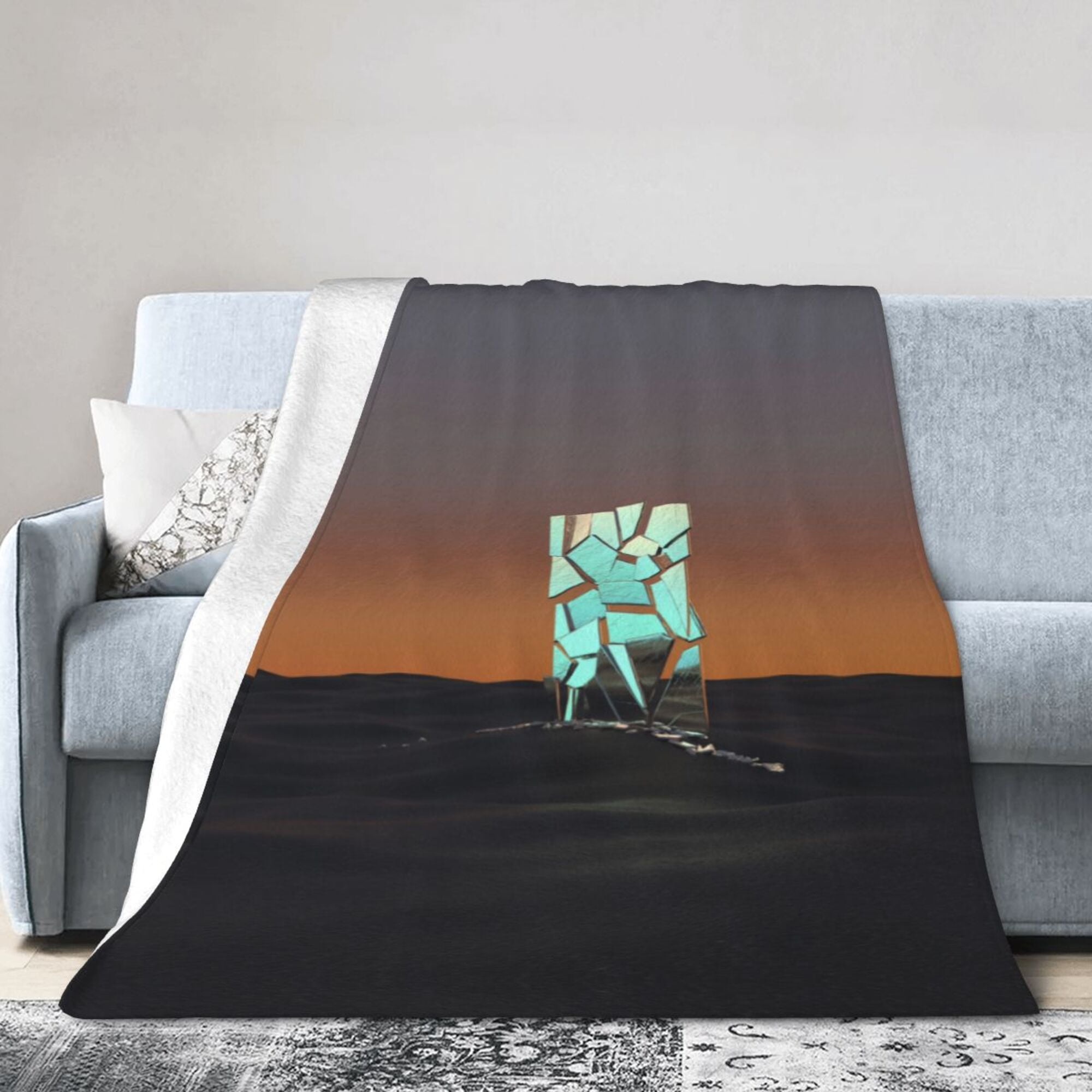 Israel Flagge Überwurfdecke - Anti-Pilling Flanell Decke 200x150cm