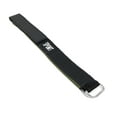 thumbnail image 7 of Bandini 18mm Nylon Hook and Loop Sports Watch Band for Men - Waterproof Strap, Machine Washable, Easy to put on - Black and Green - Hook Loop - Fastening - Stainless Steel Clasp, 7 of 7