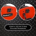 thumbnail image 3 of Blower Fan - 3-Speed Heavy-Duty Floor and Carpet Dryer - 1600 watts - Portable Air Mover with 4 Different Angles for Basements, Cars or Garages, 3 of 7