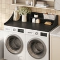 thumbnail image 5 of Tarnorci 54" 2-Layer Washer Dryer Countertop with Storage Shelf，Side Edge for Laundry Room Organization, 5 of 10