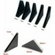 thumbnail image 2 of Protectores de esquinas para puertas en color negro, diseño elegante, protector de parachoques con protección contra rayones y ajuste universal para vehículos con absorción de impactos, 2 of 5
