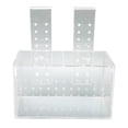 thumbnail image 2 of Caja de aislamiento para cría de peces, instalación de gancho transparente, criadero de acuario acrílico para pecera, 17x9x10cm/6,7x3,5x3,9 pulgadas, 2 of 5
