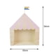 thumbnail image 4 of Estantería ahorradora de espacio con forma de chalet para figuras flotantes de sala de juegos rosado, 4 of 8