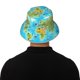 thumbnail image 5 of Balery World Map With Animals Landmarks Sombreros para el sol para hombre y mujer, sombrero de pescador con UPF 50+, 5 of 6