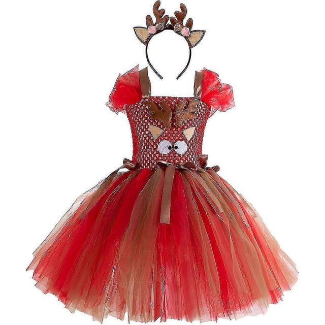 unique Girls Christmas Dress, Christmas Kids Dress For Photoshoot, Pageant Dresses Toddler Party Gown Dress For Photoshoot
