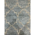 thumbnail image 5 of EORC BLUE / SILVER Hand Knotted Wool Contemporary Agra Rug, 8' x 10, 5 of 6