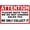 Warning Sign 5, variant on Aluminum Tin Sign Emergency Electrical Propane Shut Off Switch Sign 8 X 12 Inch