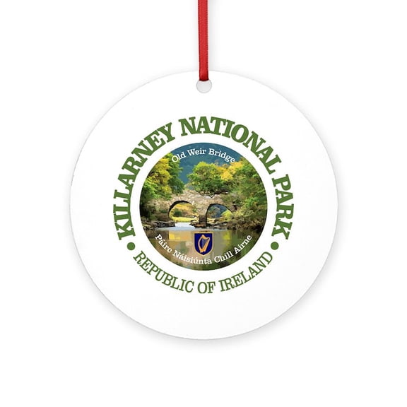 CafePress - Killarney National Park -  Round Wood Ornament 4"