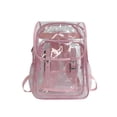 thumbnail image 1 of Clear Backpack for School and Stadium Security with Large Laptop Compartment Durable Plastic Bookbag for Sporting Events and Daily Use Sopatenor, 1 of 8