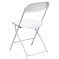 thumbnail image 4 of TentandTable Plastic Folding Chairs, White, 4 Pack, 4 of 12