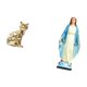 thumbnail image 5 of Figura de escritorio,Estatua de gato en estante,escritorio,oficina,decoración del hogar,Estatua católica,Colección religiosa de estatuas de la Virgen María,Estatua de la Virgen María, 5 of 8