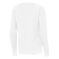 thumbnail image 3 of Women's Antigua White Kansas City Royals Varsity Tri-Blend V-Neck Long Sleeve T-Shirt, 3 of 3