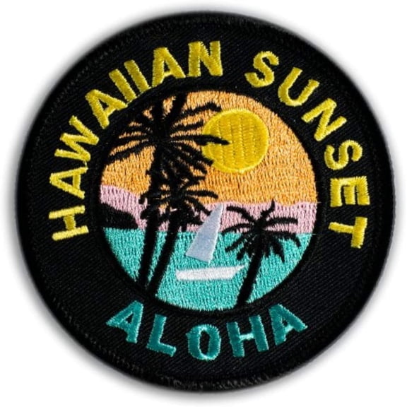 Souvenir Lanyard Patch Sunset