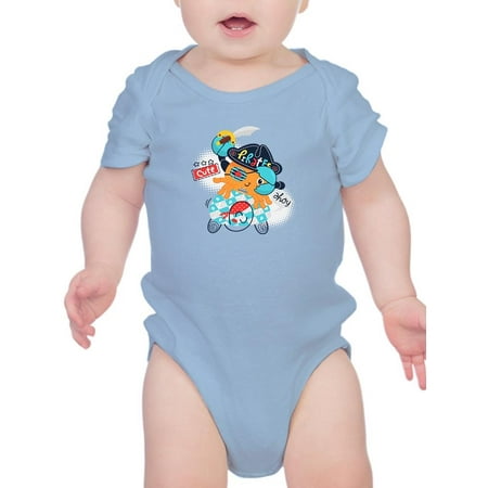

Cute Pirate Crab Bodysuit Infant -Image by Shutterstock 6 Months