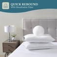thumbnail image 4 of Size Pillows for Side Stomach Back Sleepers Cooling Fluffy Cozy Set Made in, 4 of 8