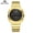 Gold Shell Black Surface, variant on Men's watch with cool dial, unique and stylish quartz watch, men's wristwatch, business trendy men's watch, waterproof wristwatch