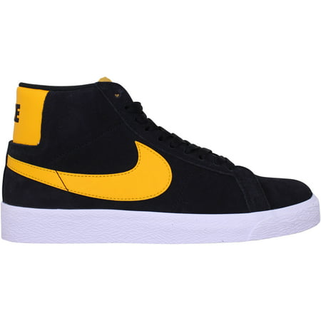 Nike SB Zoom Blazer Mid Black/White-Yellow 864349-009 Men's Size 7 Medium