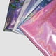 thumbnail image 4 of Top brillante de cuello redondo y manga corta para mujer - Camiseta informal de tejido fino, poliéster/spandex, tallas S-XXXXXXL, para todas las estaciones, 4 of 4