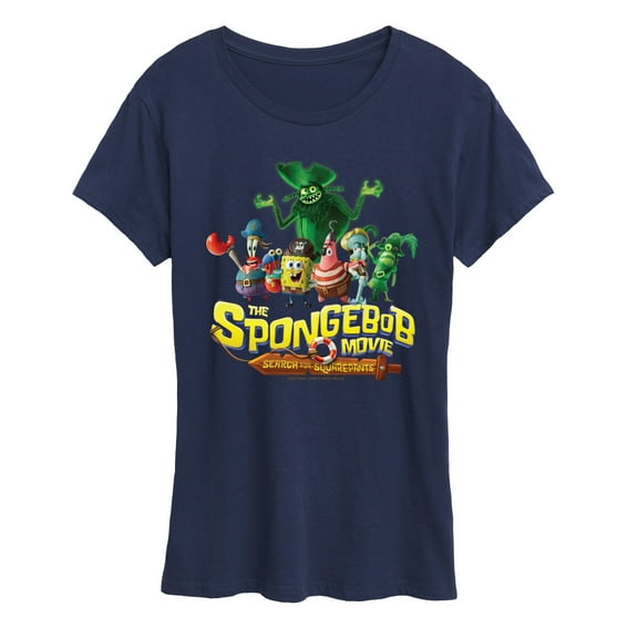 The Spongebob Movie: Search For Squarepants - Logo - Women's Short Sleeve Graphic T-Shirt
