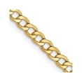 thumbnail image 1 of Quality Gold BC192-28 14K Yellow Gold 2.85 mm Semi-Solid 28 in. Curb Chain, 1 of 1