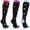 MX3 3 Pairs, variant on Beister 15-20mmHg Multicolor Knee High Compression Socks (3 Pairs) - Graduated Pressure for Nurses, Teachers, Pregnant Women