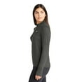 thumbnail image 2 of DH4951 Nike Women's Dri-Fit Element Long Sleeve Anthracite/White 2XL, 2 of 3