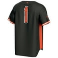 thumbnail image 3 of Men's GameDay Greats #1 Black Oregon State Beavers Lightweight Baseball Fashion Jersey, 3 of 4