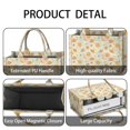 thumbnail image 4 of Large Capacity Tote Bag,Colorful Sun Moon Star Planet Pattern Handbag Fashion Luxury Tote Bag,15.7"x13"x 5.1" Inches,Laptop Compatible, 4 of 6