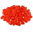 thumbnail image 4 of Uxcell 0.55'' Vinyl Round Caps Cover Screw Thread Protector Rubber Red 100pcs, 4 of 6