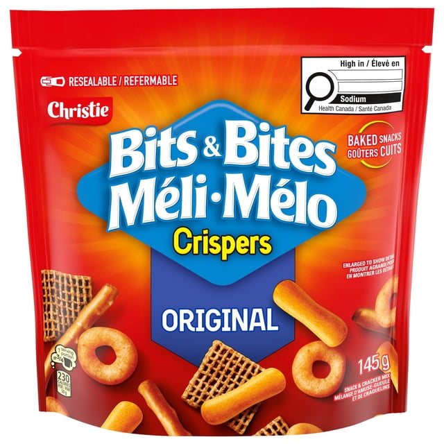 Crispers Bits & Bites Original Flavour Snack and Cracker Mix