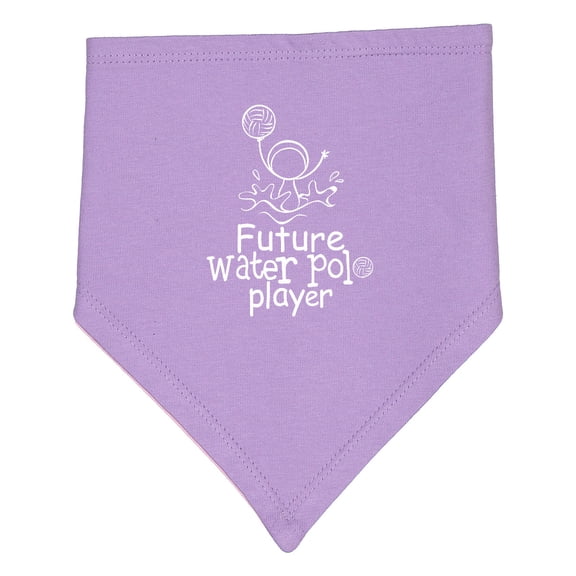 Inktastic Future Water Polo Player Baby Bandana Bib