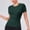Green, variant on Vivianyo HD Women's Slim Fit Crew Neck Short Sleeve Workout Top, Quick Dry Athletic Yoga Compression Tee, Women's Pink, Sizes S-2XL