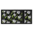 thumbnail image 4 of CHAQLIN Trifold Card Wallet Green Star Soccer Portable Children's Wallet for Sports, Polyester Foldable Kids Trifold Wallet, 4 of 6