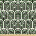 thumbnail image 2 of Ambesonne Boho Fabric by the Yard Upholstery, Geometrical Circles Pattern, 3 Yards, Champagne and Charcoal Grey, 2 of 5
