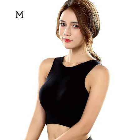 

Aoanydony Sport Vest Underwire Bra Fast Dry Fitness Yoga Running Underwear White M Black M