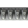 thumbnail image 2 of Regan Irish Coat of Arms Pint Glasses - Set of 4 (Sand Etched), 2 of 2