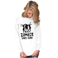 thumbnail image 4 of Zombie Dance Crew Walking Apocalypse Long Sleeve TShirt Men Women Brisco Brands S, 4 of 6